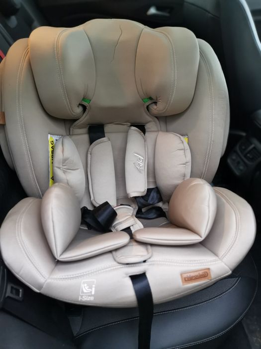 Столче за кола Чиполино/ Chipolino - 4Kid, i-Size, 40-150 cm, хумус