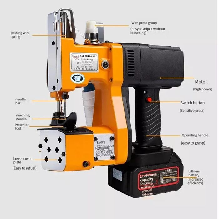 Мешковина швейная машина