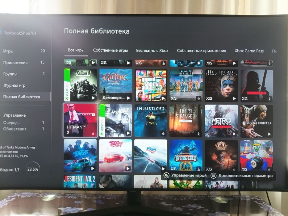 Xbox series s два геймпада и игры