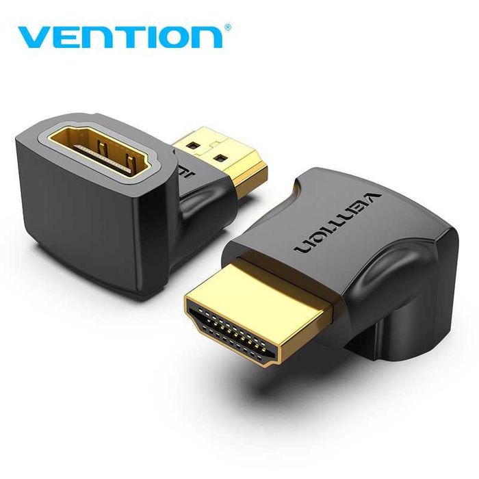 Преходник Адаптер HDMI М-HDMI F Ъглов на 90° Vention AIOB0