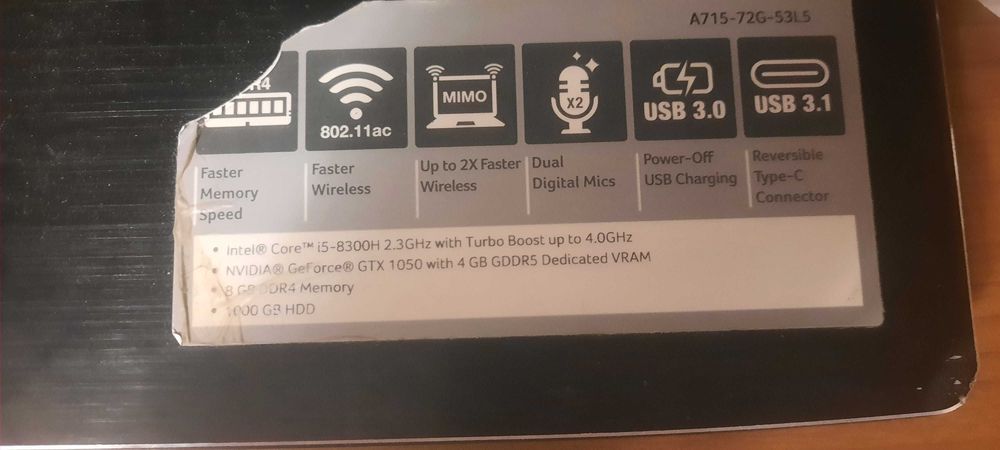 Ноутбуки Acer aspaer a7