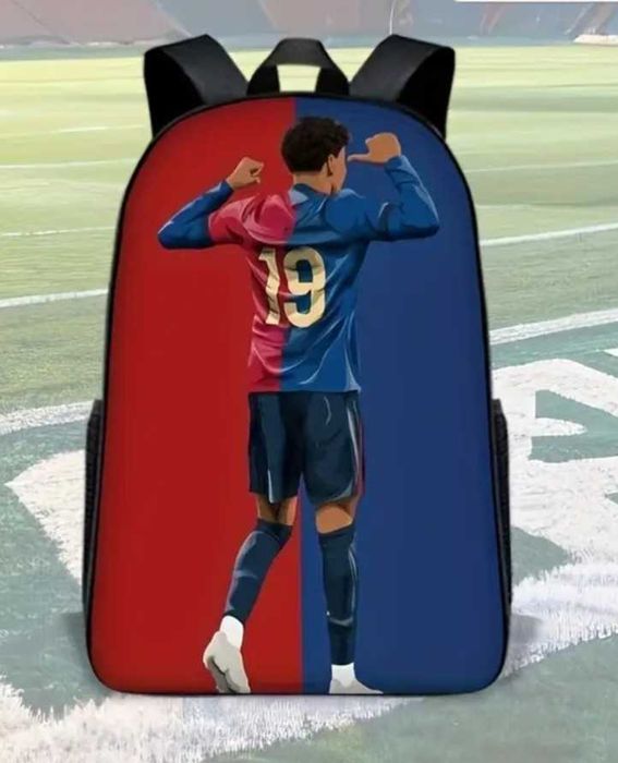 Футболни раници Роналдо Ямал Мбапе Меси Ученически комплекти с несесер