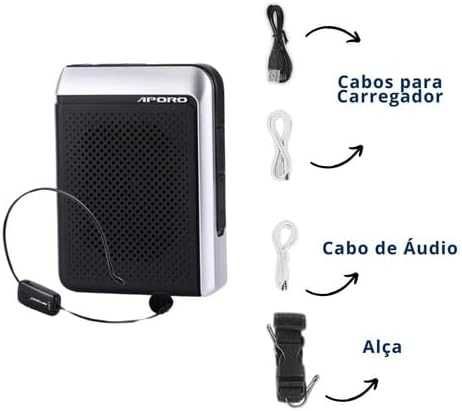 Преносим гласов усилвател 30W UHF безжичен - Aporo T18