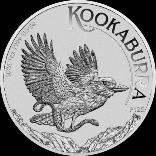 Сребърна монета Кукабура2024 и 2025