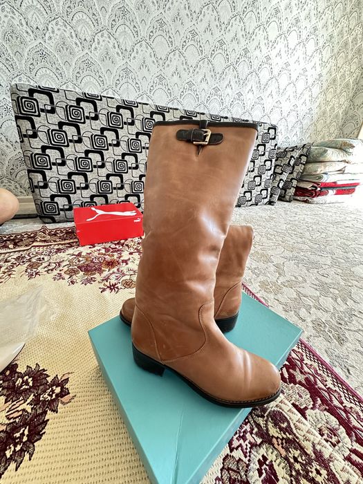 Натуральная кожа - сапоги