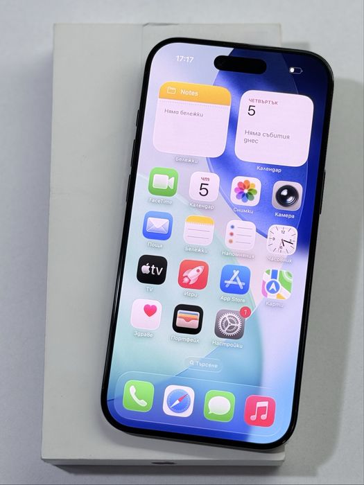 iPhone 17 Air Black 256GB 100% battery