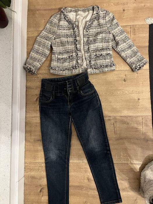 Sacou si blugi casual-  mar M