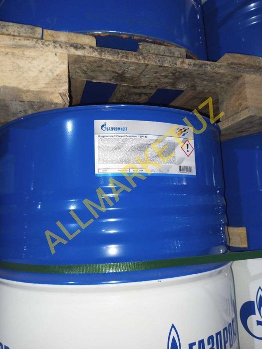 Моторное масло Gazpromneft Diesel Premium CI-4/SL 15w40 205л + насос