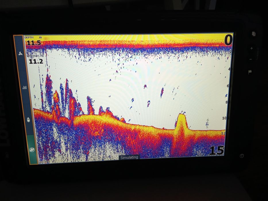 Сонар Lowrance Elit TI 12 инча пълен комплект отличен сонар