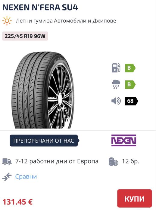 Nexen N’fera  SU4