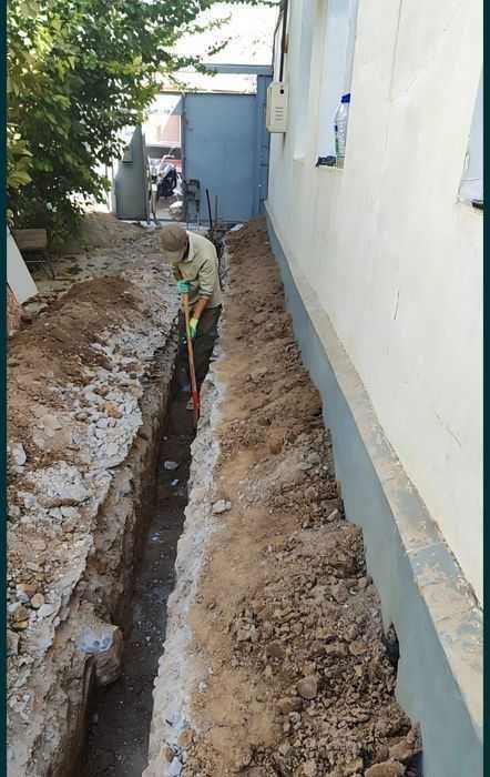 САНТЕХНИК.Канализация,Водопровод делаем.Копать Траншея, Яма