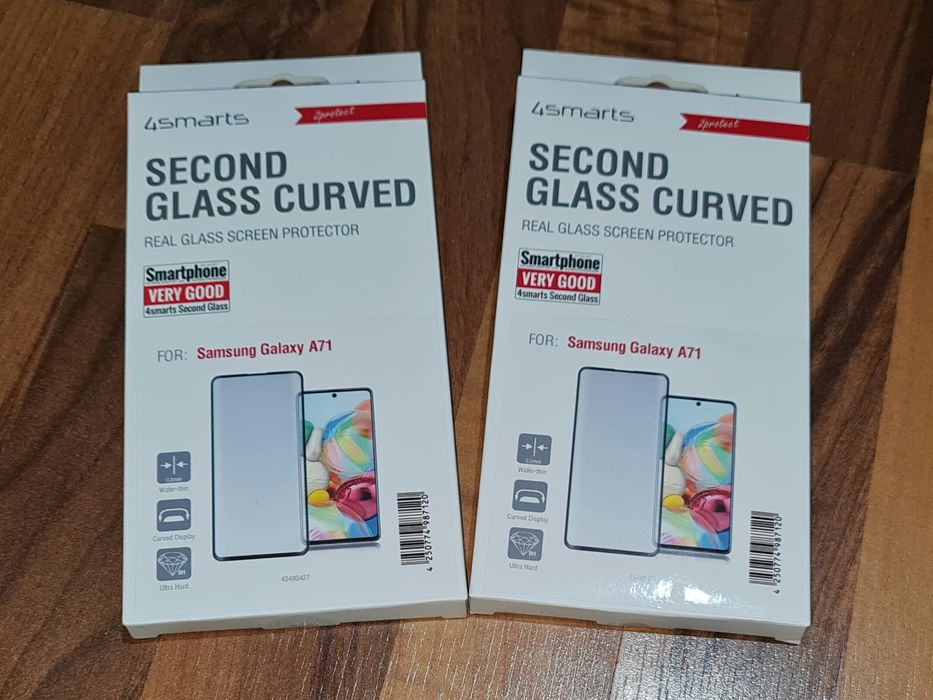 Folie sticla full originala 4Smarts Samsung Galaxy A71 M51 Note10 Lite