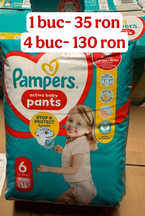 Pampers 6 active baby pants
