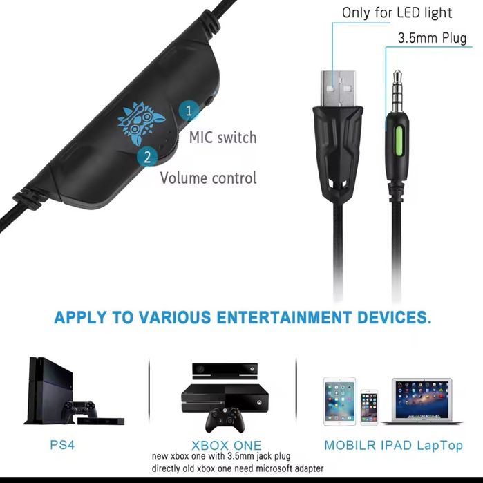 Casti de gaming profesionale cu microfon.