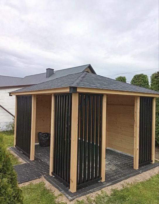 Pergole si foisoare din lemn rustic