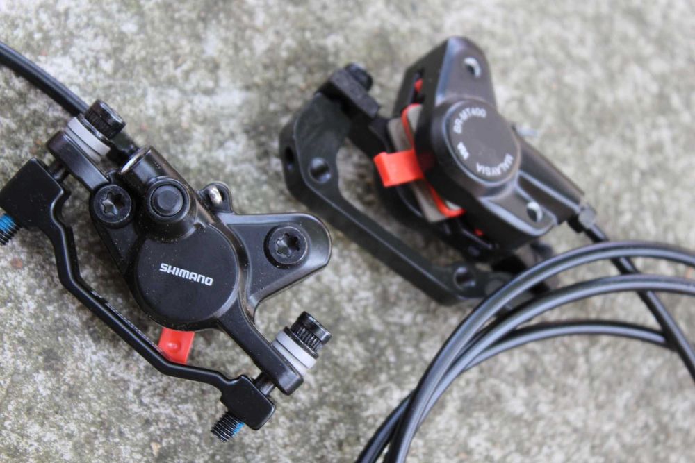 Shimano BL-MT401/BR-MT410 Disc Frane - Set 900/1700mm + adaptoare