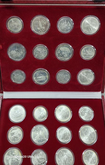 Монеты серебро Олимпиада 80