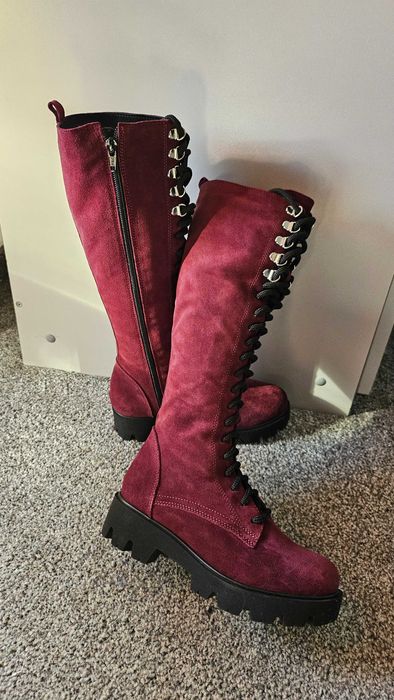 Bocanci înalți punk rock goth 35