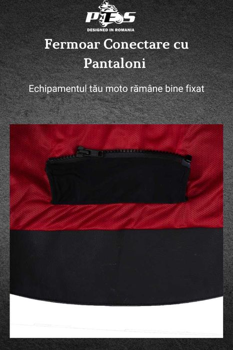 Geacă Moto Sport PES din Piele Perforată cu Protecții CE Level 2