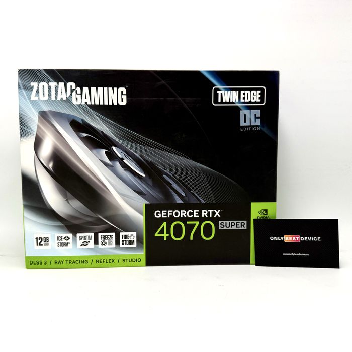 Placa video Zotac GeForce RTX 4070 SUPER Twin Edge OC 12GB GDDR6X