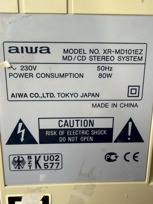 Аудио система Aiwa XR-MD101EZ.