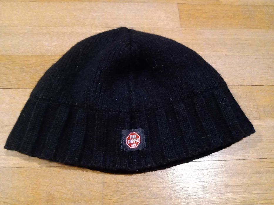 Camel Active вълнена шапка Windstopper зимна черна вълна перфектна