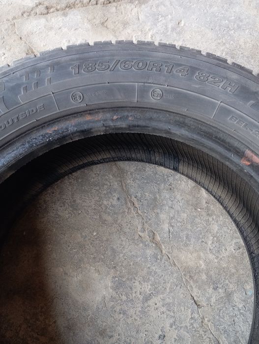 185/60/14 две шины летние