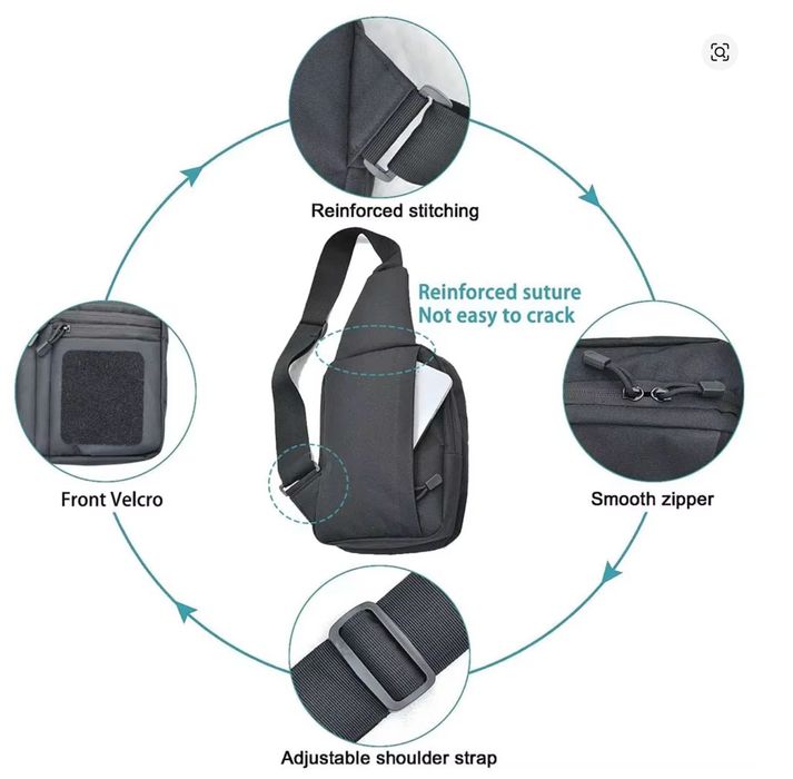 Borseta - Geanta - Port Arma - Toc - Pistol - Transport - Neagră - Nou