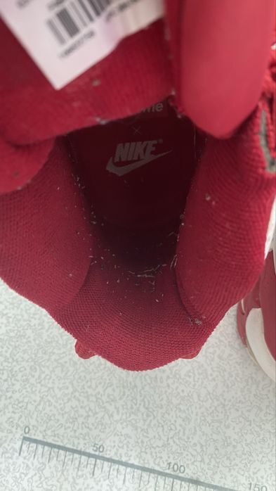 Nike Supreme червени маратонки