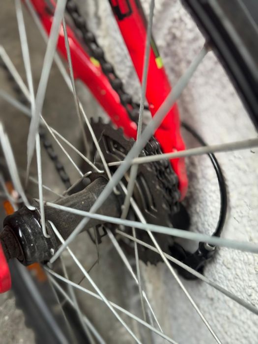 Bicicletă MTB Rockrider ST900 Aluminiu 20" Roșu Copii 6-9 ani
