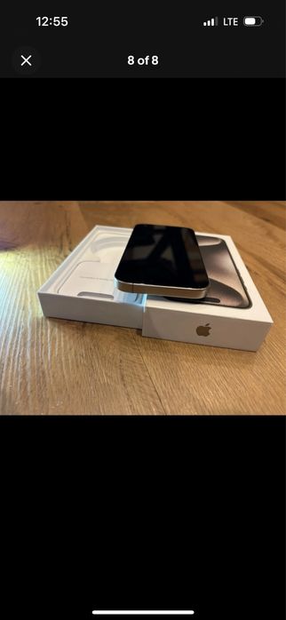 iPhone 15 pro Natural Titanium