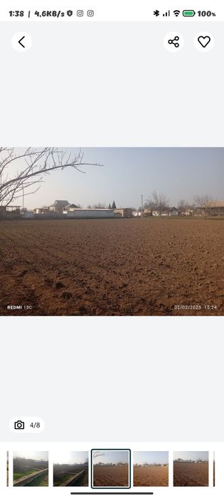 Surxondaryo viloyati Oltinsoy tumanida 27 sotix yer Sotiladi