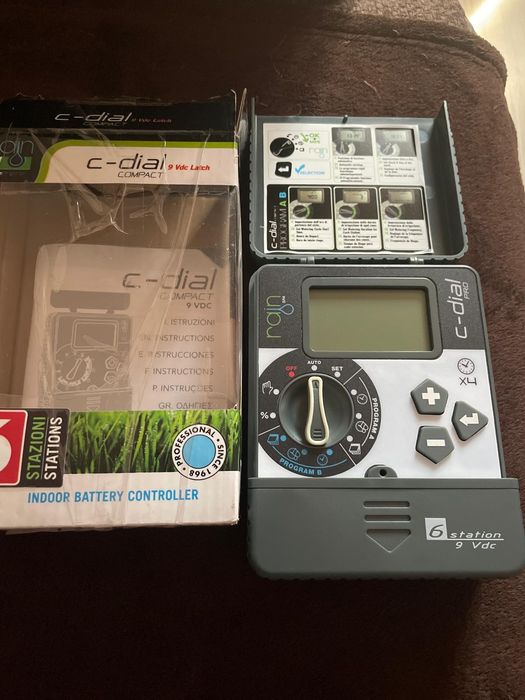 Controlat  irigație 9v Rain C-dial compact