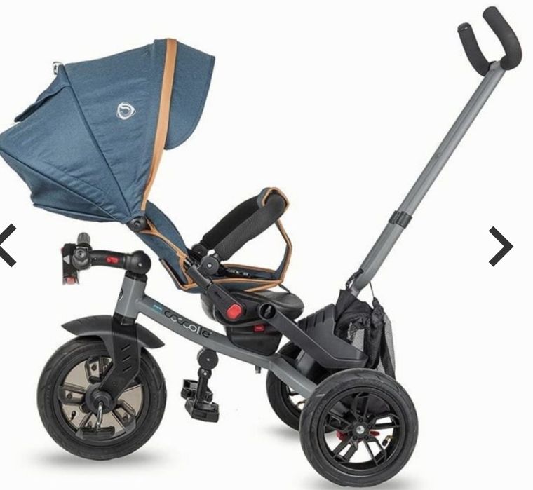Tricicleta muTricicleta multifunctionala Coccolle Pianti True Blue