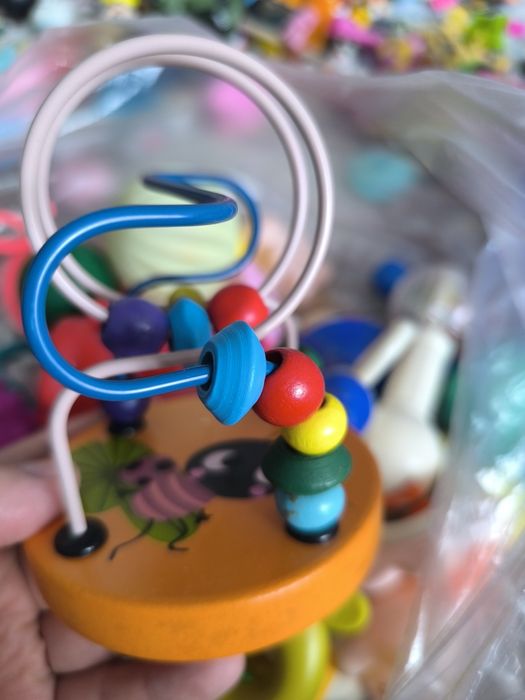 Пакет погремушки и шарики тактильные