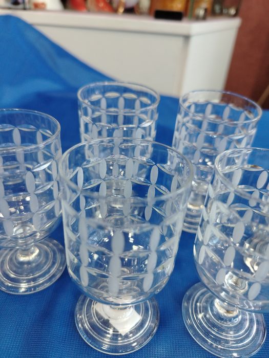 Рюмки хрустальные. Советская эпоха.