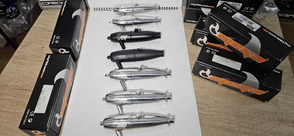 Toba Tuning "MEGA" Made in ITALY, din aluminiu, pt. motoare Nitro 1/8