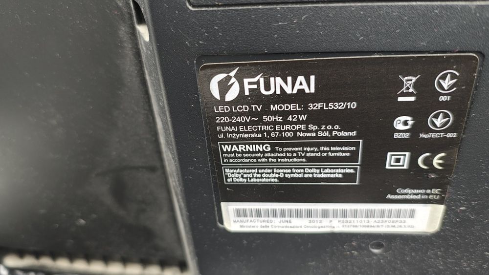 Tv led Funai 80 cm  32 inch