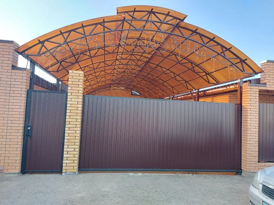 Откатные ворота с автоматикой.