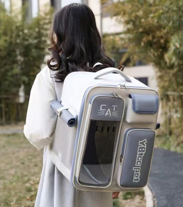 Переноска рюкзак для кошек щенков домашних животных до 8 кг