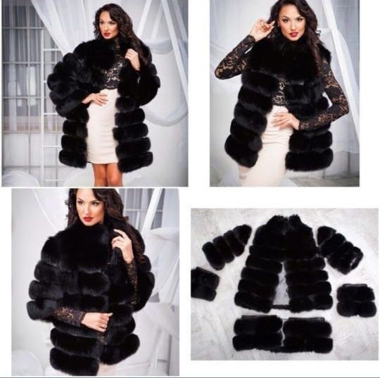 Шуба трансформер из песца