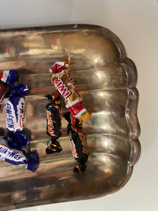 tava fructiera servit argintata  art deco veche  decor design WMF