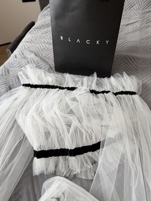 Блузка сетка Blacky белая