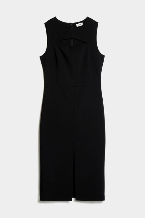 Черное элегантное платье от бренда Lime