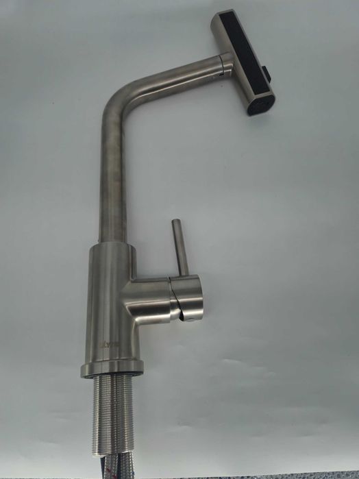 Baterie Bucătărie Cascadă Extensibilă Inox 3 Jeturi