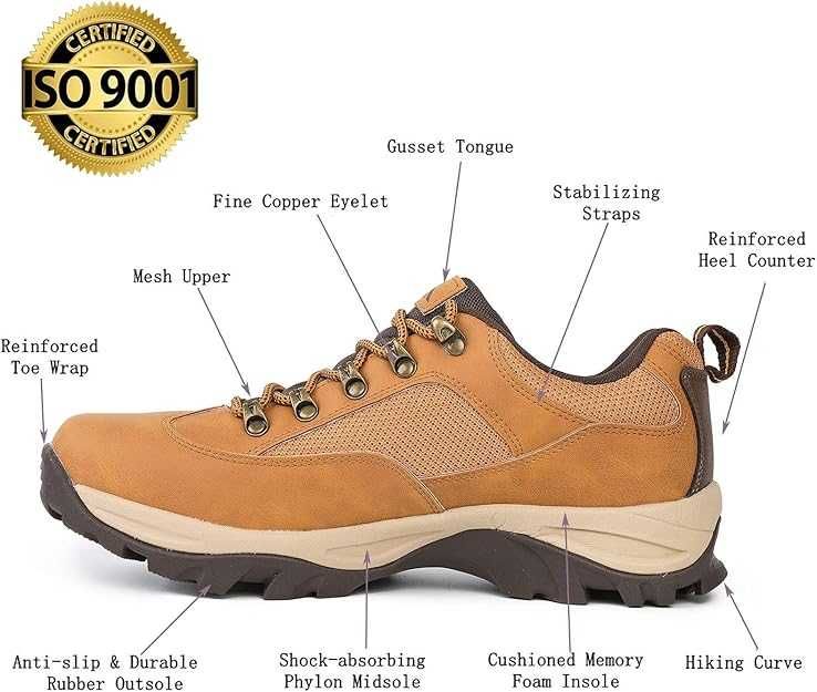 Pantofi de drumeție impermeabili pT bărbați,masura 40,maro,noi