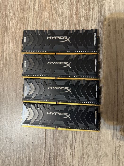 RAM HyperX Predator DDR4 – 32GB (4×8GB) 3200MHz CL16