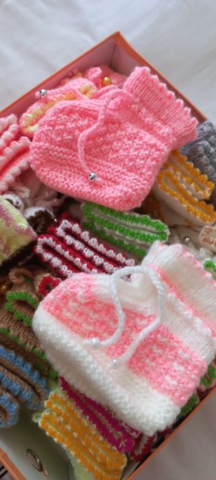 Вязаные носки ,варежки,мачалки