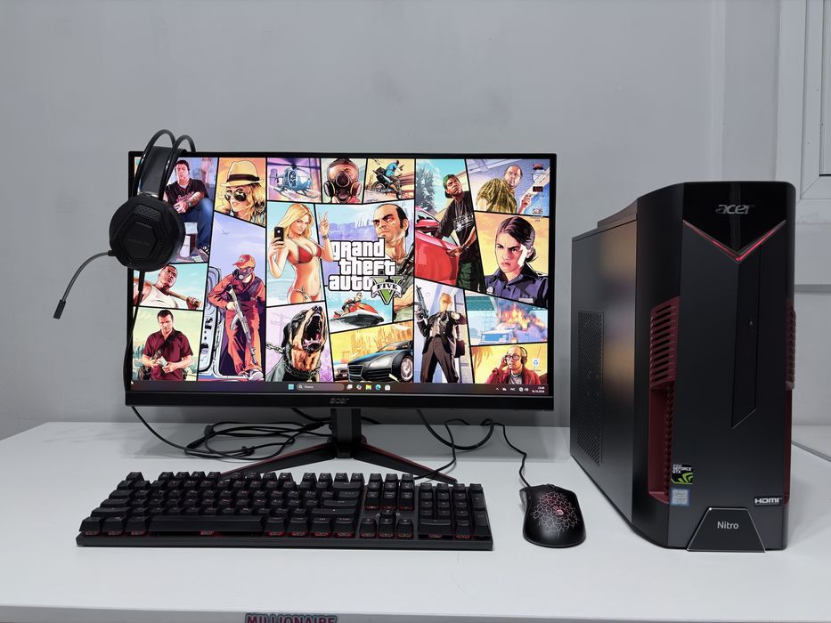 Игровой компьютер Acer Nitro в полном комплекте (i5 9400F/GTX 1650)