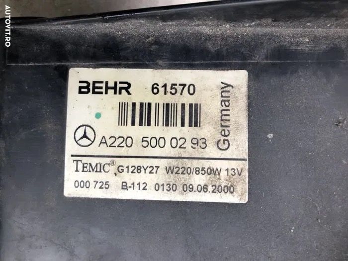 Elecroventilator mercedes S w220 CL w215 gmv răcire radiator Racire